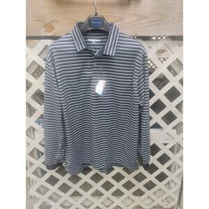 Forrester's Men's 2XL Golf Polo Shirt Long Sleeve Performance Athlesure Preppy